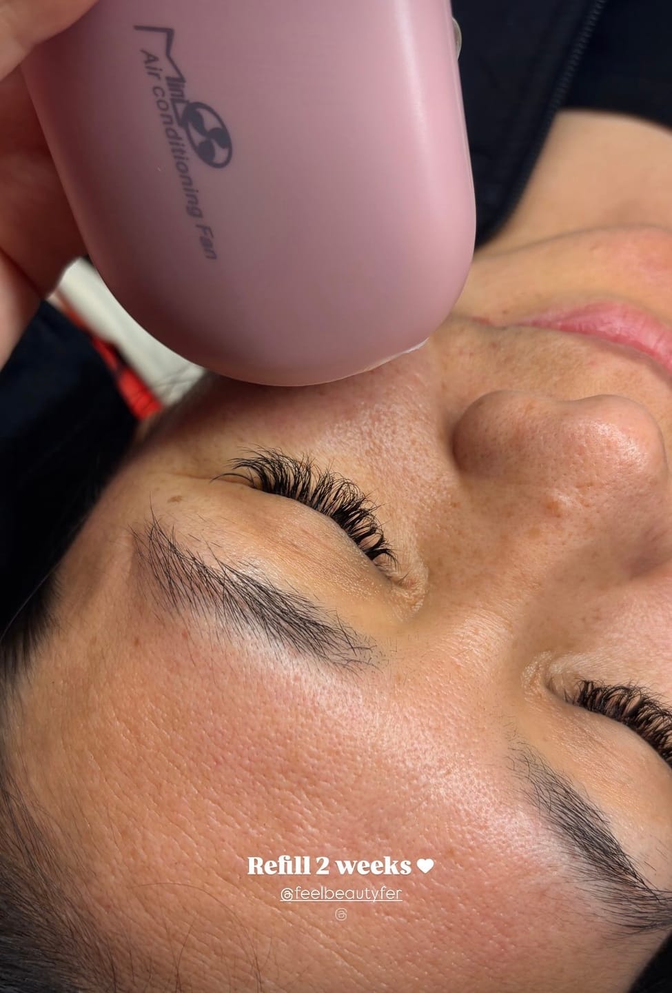 Customer photo review of Extra Strong - Lash Extension Glue