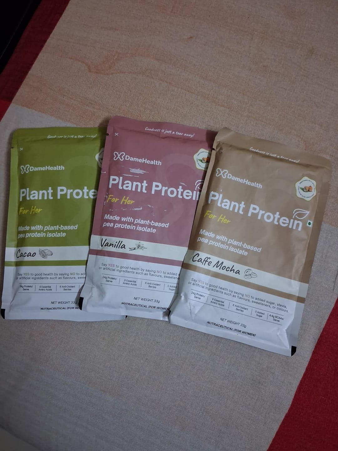 Customer photo review of Plant Protein l All Natural Protein for Women
