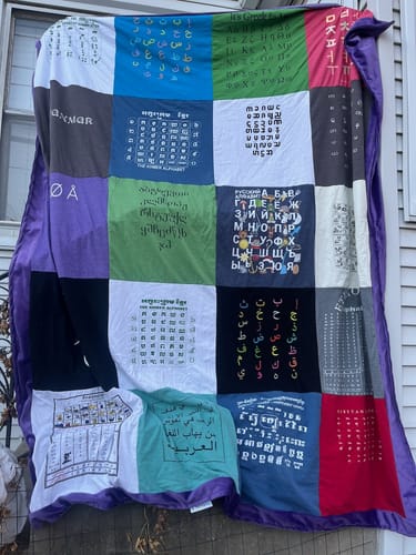 Customer photo review of Fuzz Monsta® T-Shirt Quilts