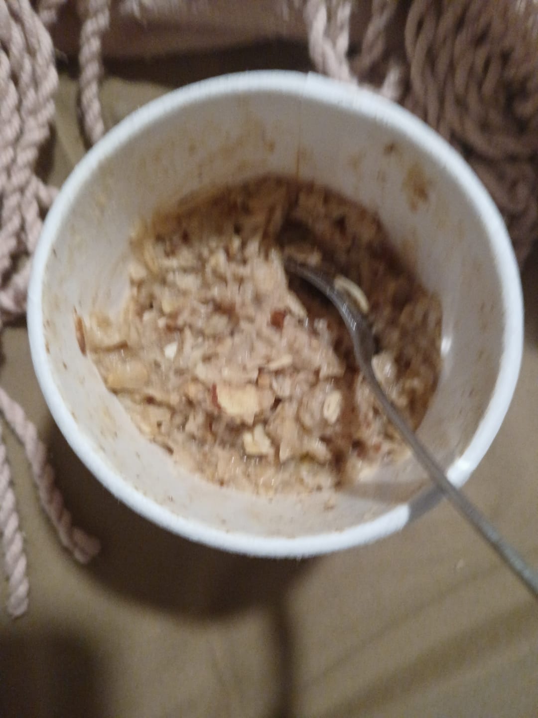 Customer photo review of Roasted Almond Oatmeal