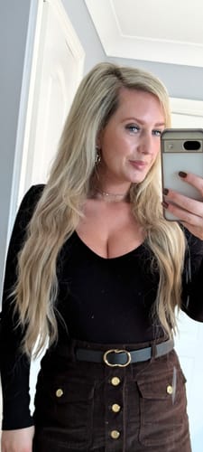 Customer photo review of The Loose Wave HD Fibre 24" Lace U Part Wig