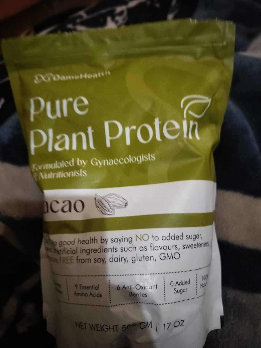 Customer photo review of Plant Protein l All Natural Protein for Women