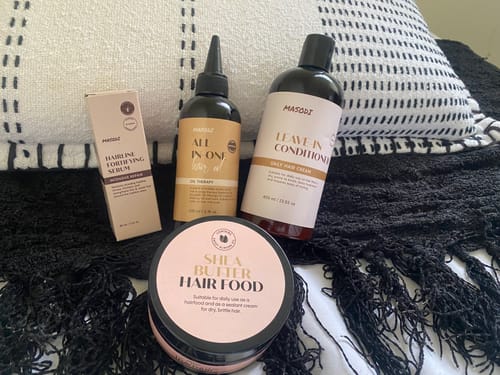 Customer photo review of Daily Moisture & Styling Set