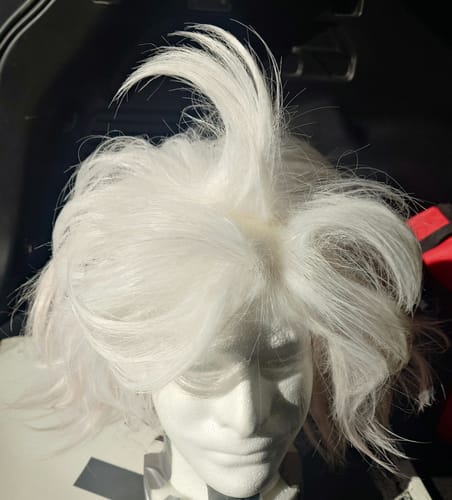 Customer photo review of Danganronpa Nagito Komaeda Short Pink Hair Basic Wig