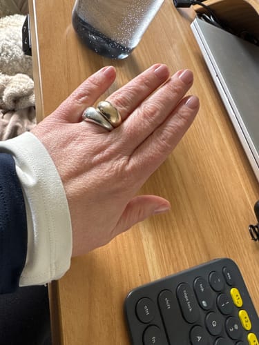 Customer photo review of Dome Dress Ring in 9ct Yellow Gold