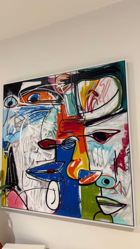 Customer review photo for Abstract Graffiti Art #GA019
