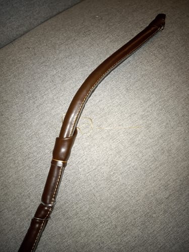 Customer photo review of Collier Laisse en Cuir Rond