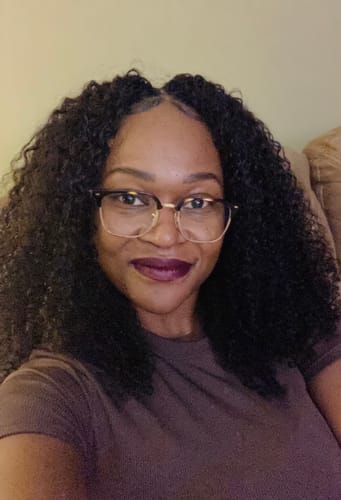 Customer photo review of Water Curly Human Crochet Hair