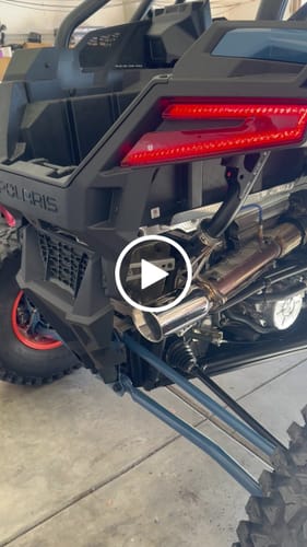 Customer video review of RPM Slip On Muffler Delete (Race Pipe) Pro XP, Pro S, Turbo R