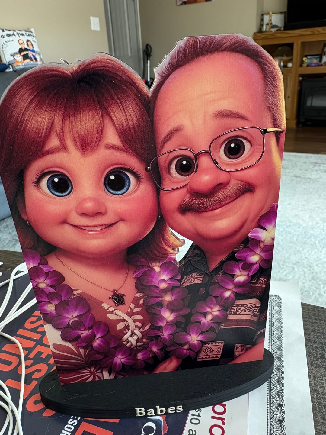 Customer photo review of To my Daughter - Never forget that I love you, Dad