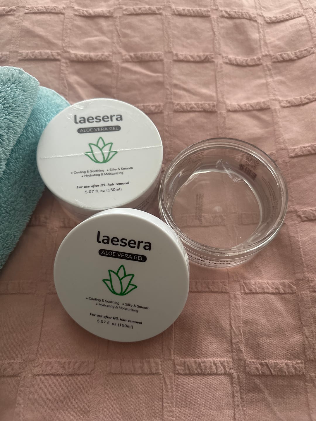 Customer photo review of Aloë Vera Gel