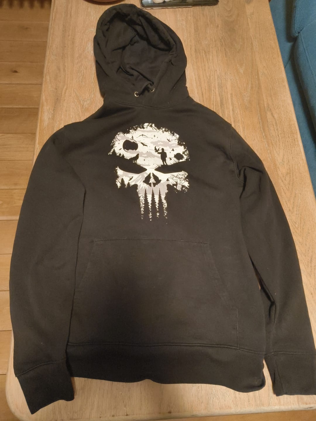 Customer photo review of Nature Skull  - Bio Unisex Hoodie (PREMIUM)