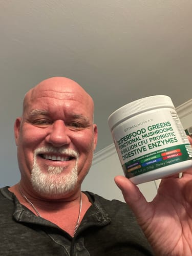 Customer photo review of 🔴 Optimal Human - Superfood Greens (Refill)