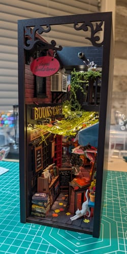 Customer photo review of Dreamy MiniAlley - Booknook DIY kit