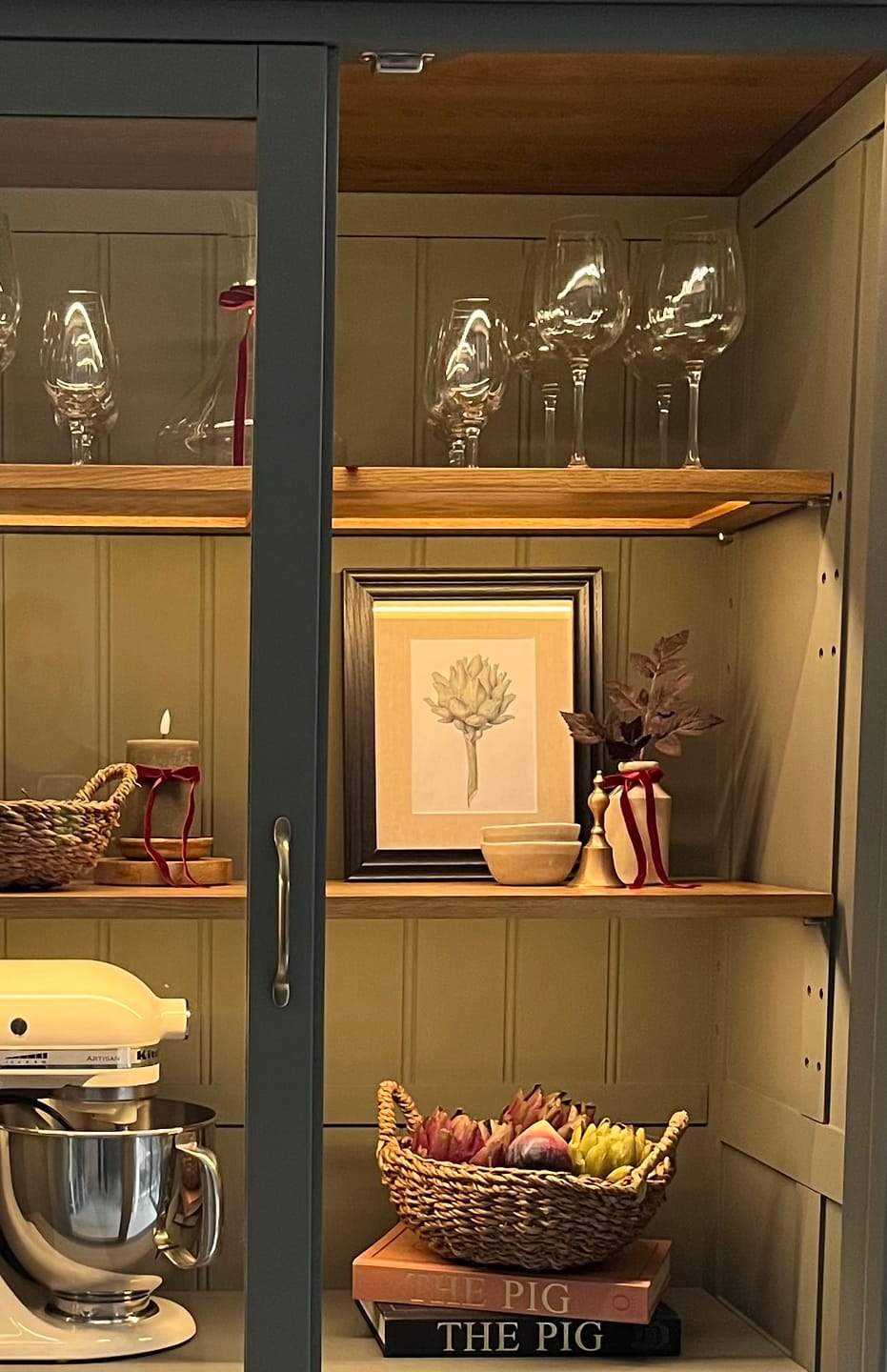Customer photo review of Shropshire Aged Brass Cupboard Handles
