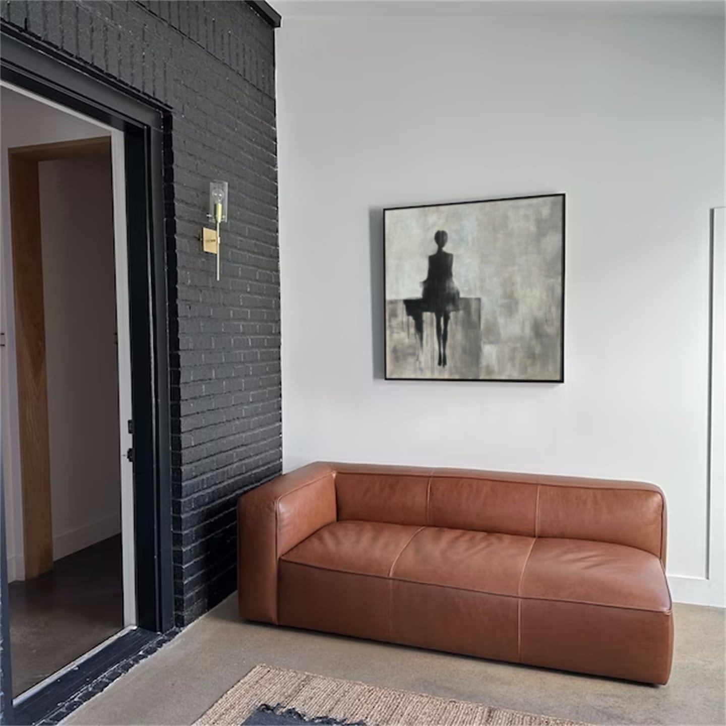 Customer photo review of Contemporary Abstract Minimalist Wall Art #CW028