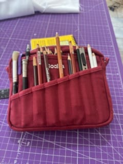 Customer photo review of Soolla® Studio Pouch, Sangria