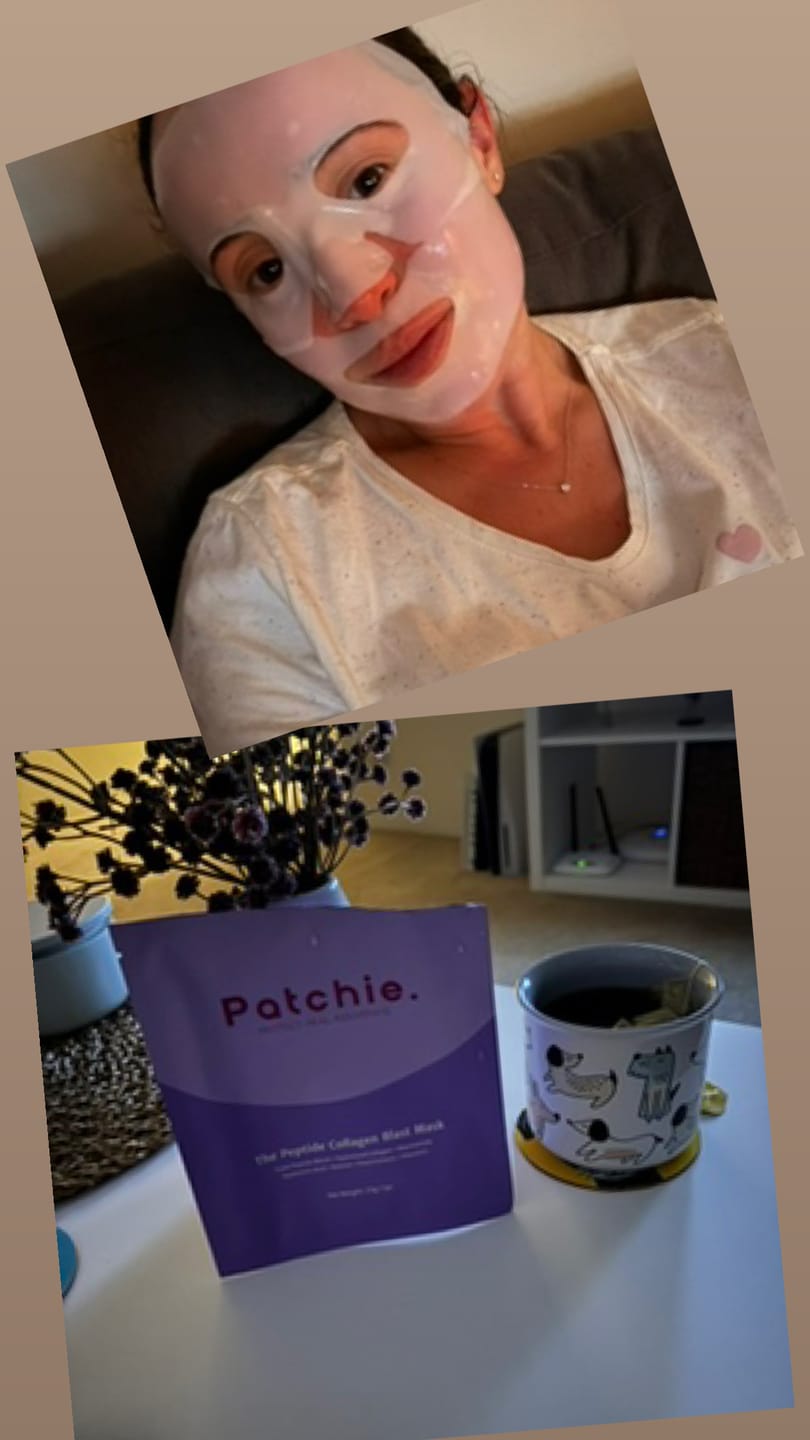 Customer photo review of Collagen Peptide Blast Mask