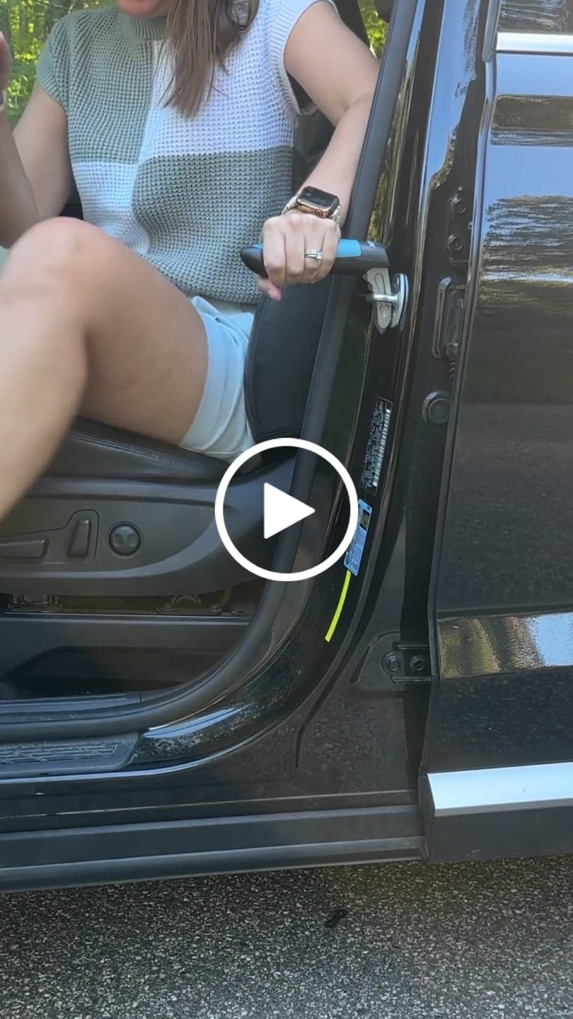Customer video review of Car Cane Handle