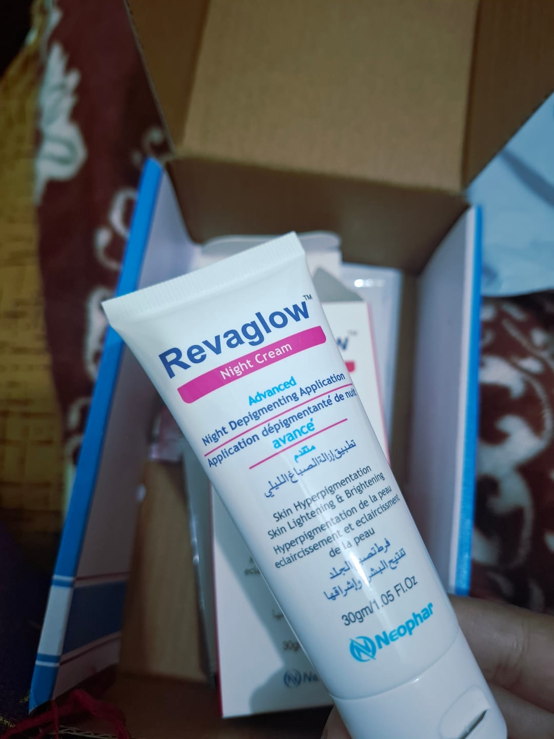 Customer photo review of Revaglow Night Cream