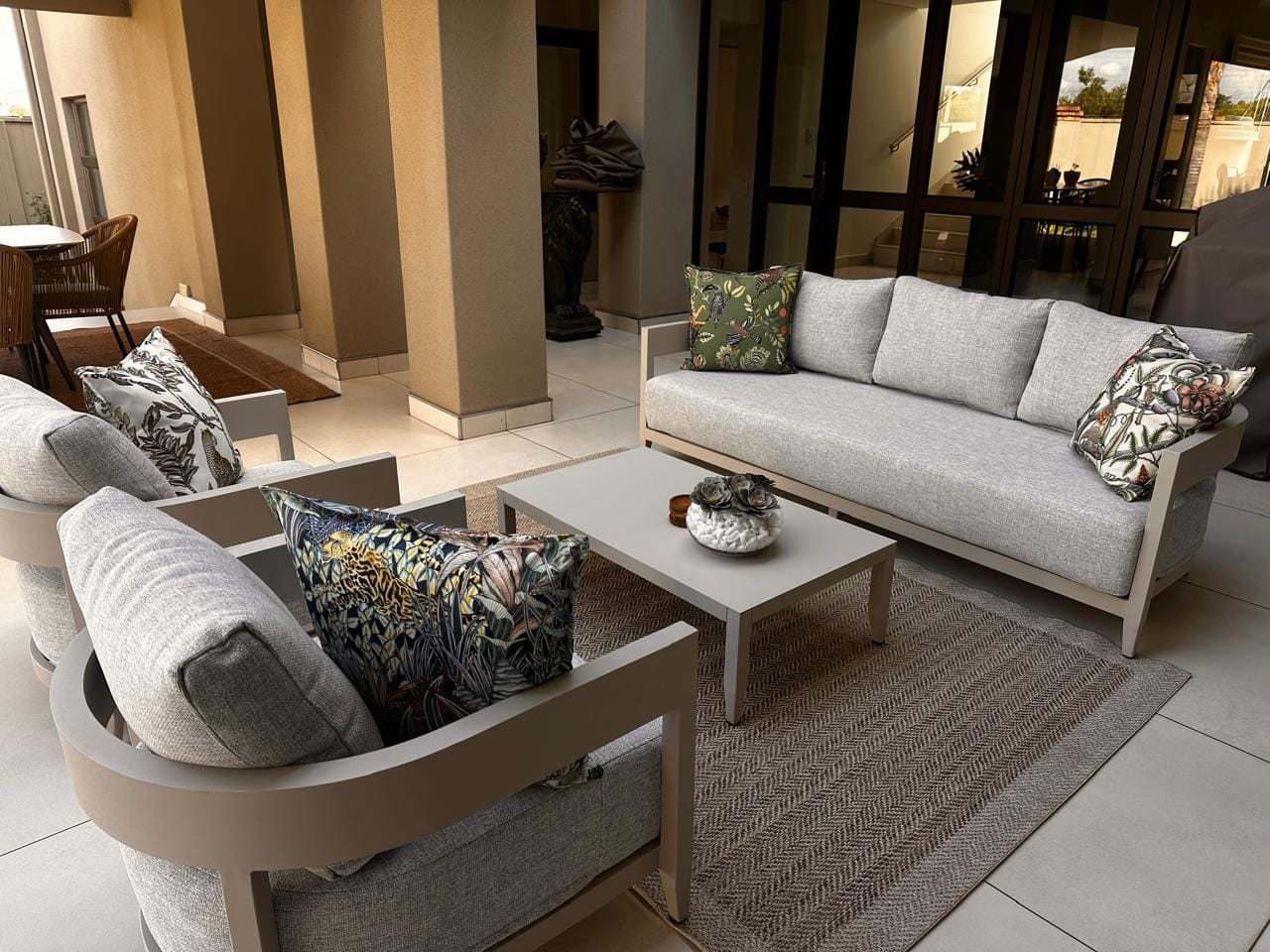 Customer photo review of Como Sofa Set - Light