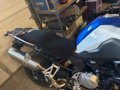 Customer photo review of Wind Rider Seat Cover