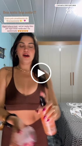 Customer video review of Top Fita Vermelho Rubi