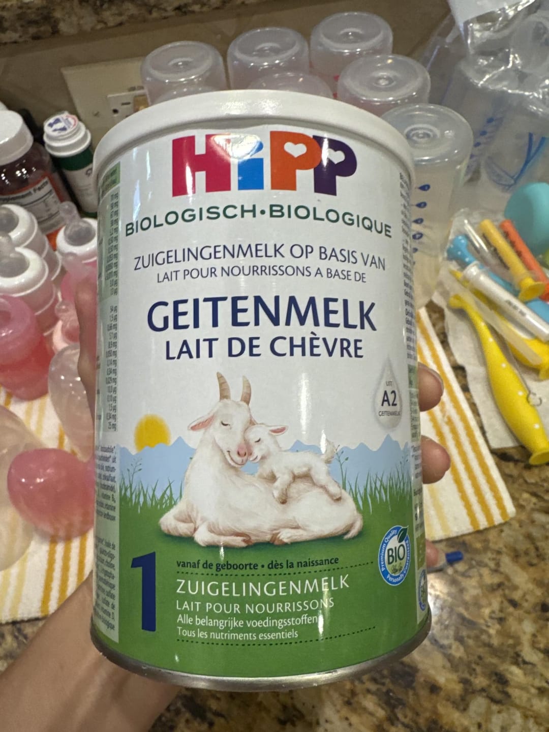 Customer photo review of HiPP Dutch Stage 1 Goat Milk Baby Formula 400g