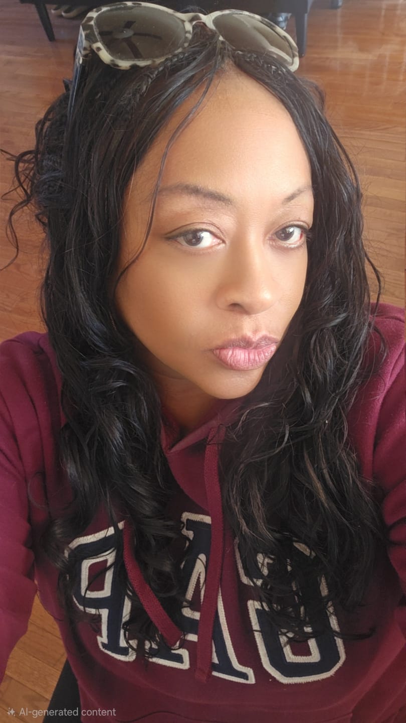 Customer photo review of Loose Wave Bulk Hair Extensions for Braiding