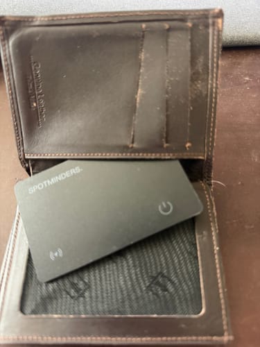 Customer photo review of SPOTMINDERS. Tracking Card