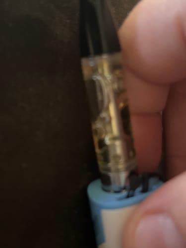 Customer photo review of 1 Gram Delta-8 THC Vape Cartridge | Strawberry Cheesecake - Indica