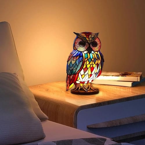 Customer photo review of LichtUil - handgemaakte lamp die harten laat stralen