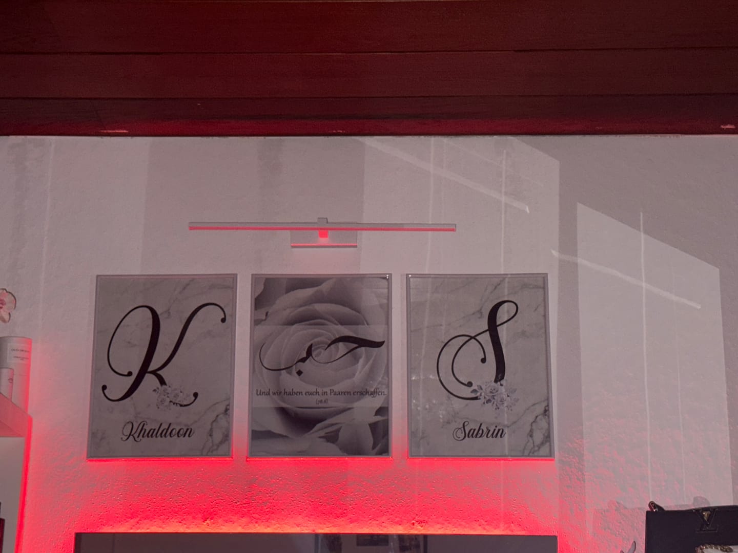 Customer photo review of ... in Paaren erschaffen. 78/8 - Set personalisierbar (Poster Set)