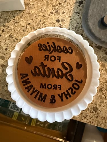 Customer photo review of Custom Christmas Cookie Stamp - #9