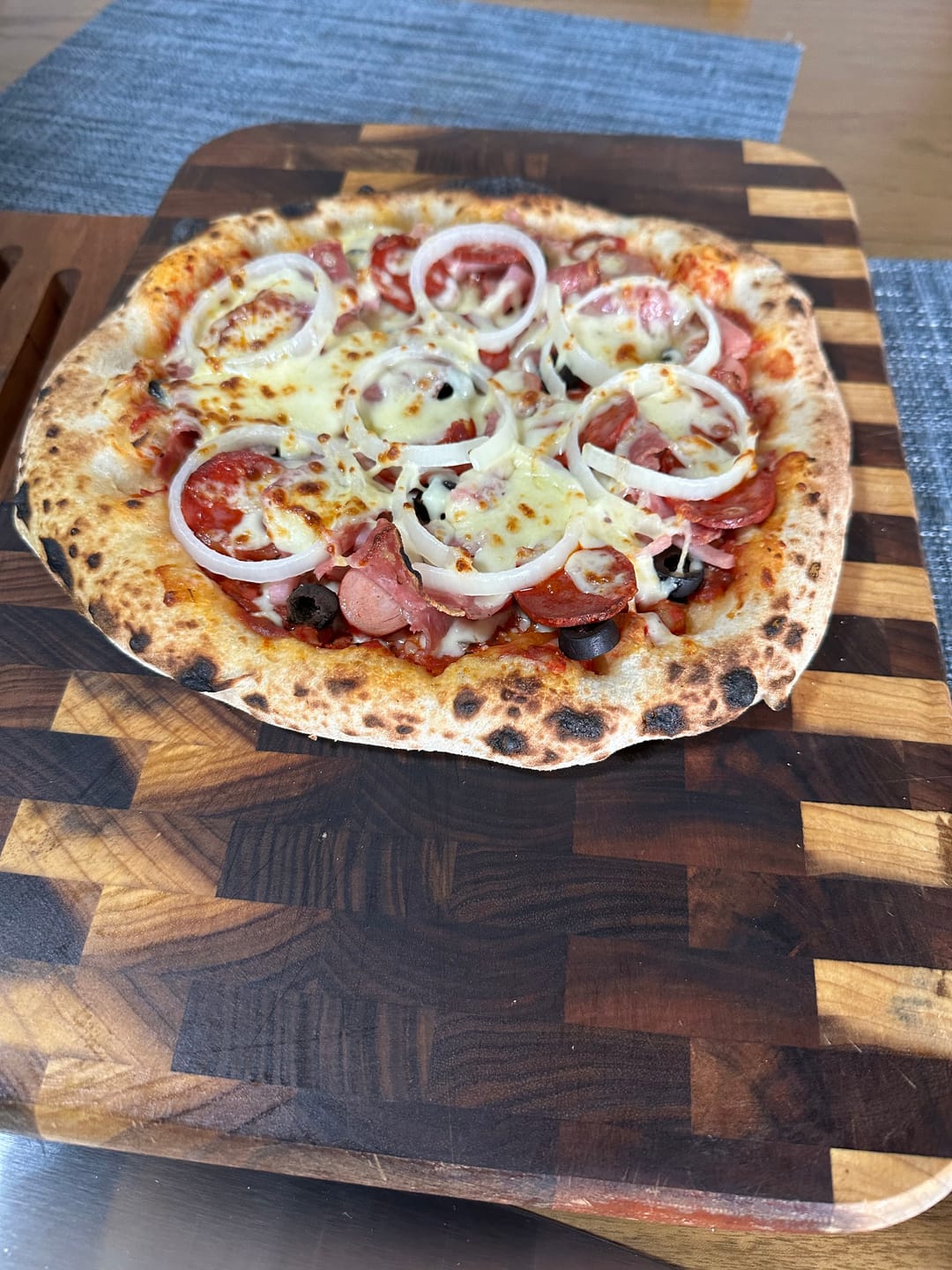 Customer photo review of Lightly-Sauced Pizza Base