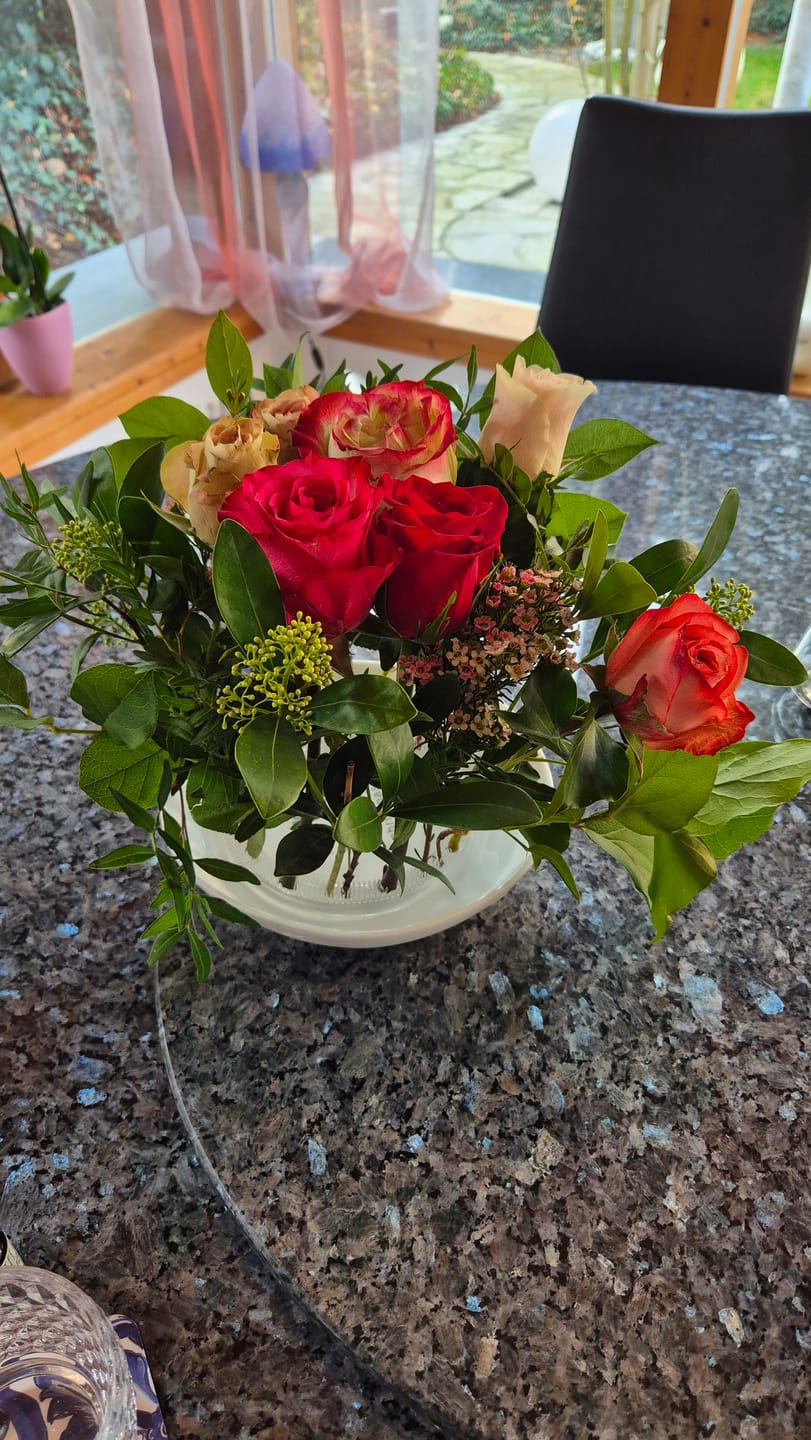 Customer photo review of Kenzan Ring 150 mm Acrylic Flower Frog