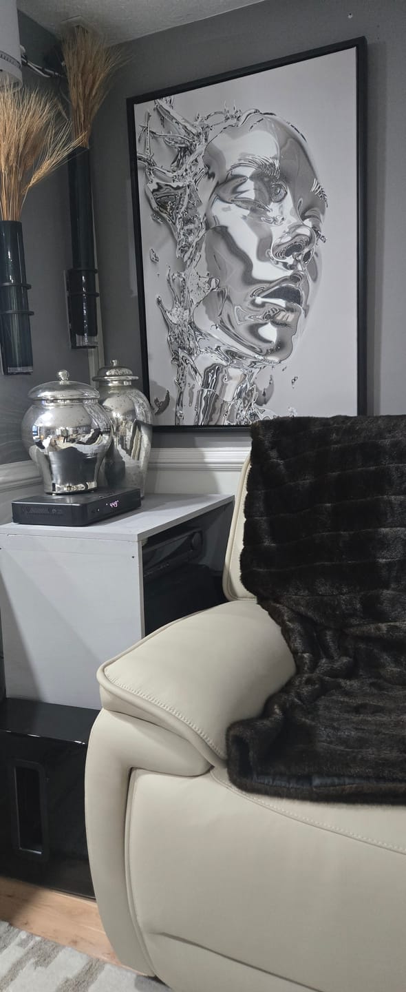 Customer photo review of LIQUID METAL CANVAS