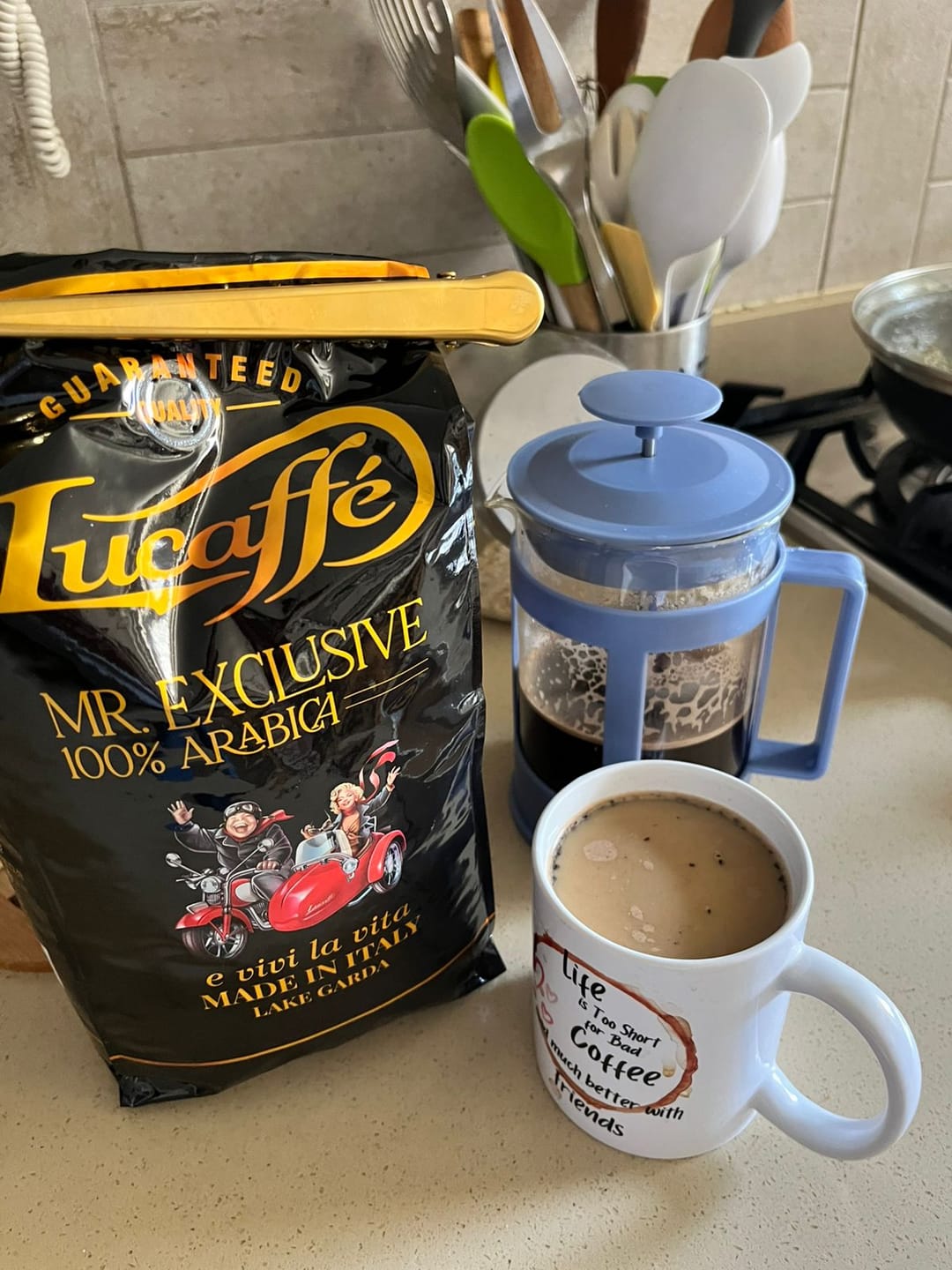 Customer photo review of Lucaffe Mr. Exclusive 1 kg Grano Entero