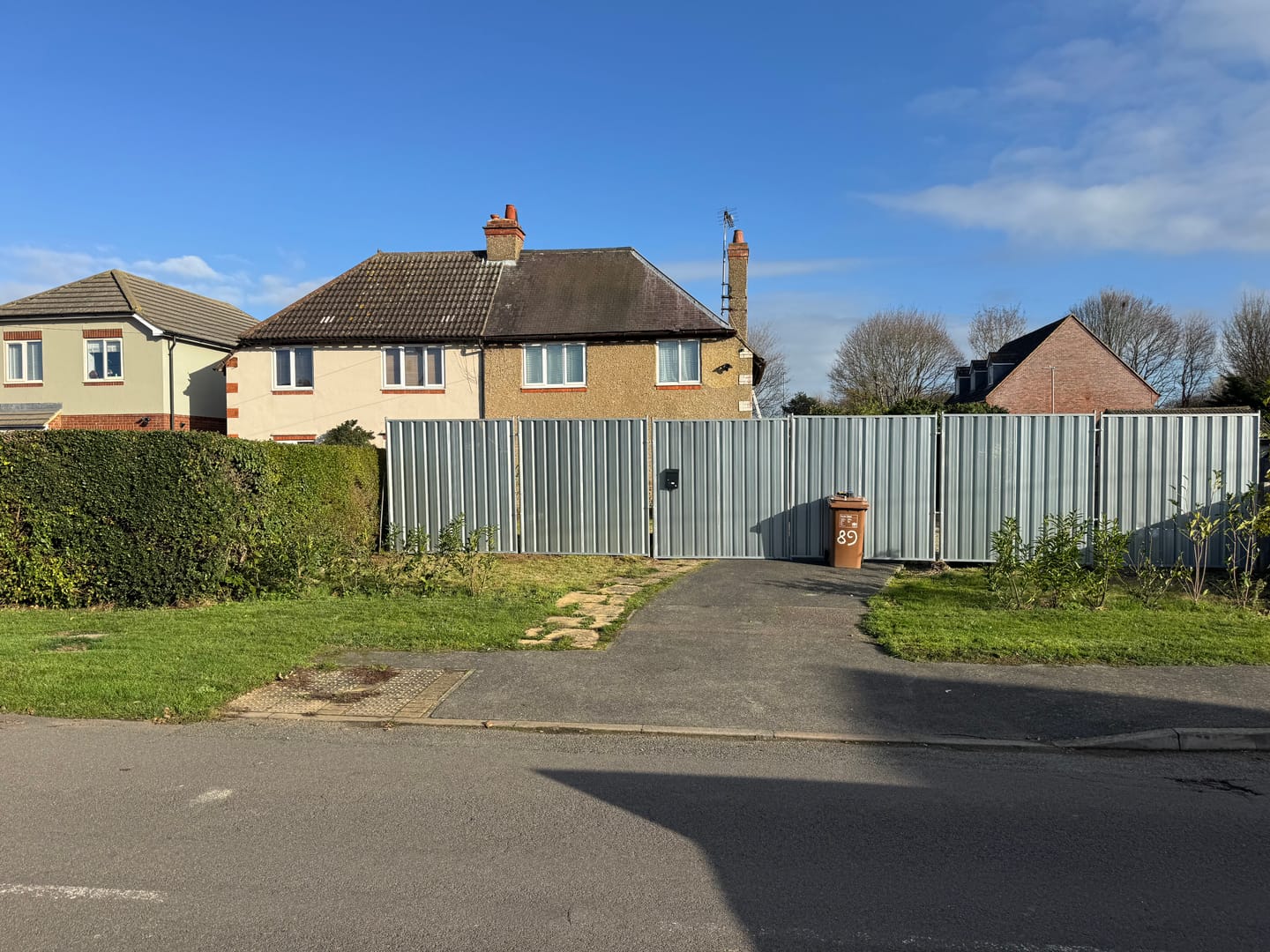 Customer photo review of Solid Hoarding Panel