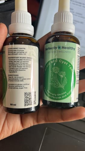 Customer photo review of Female Fibroid & Cyst Tonic