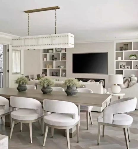 Customer photo review of Akolia Saratee Natural Modern Alabaster Marble Chandelier & Wall Lamp Collection