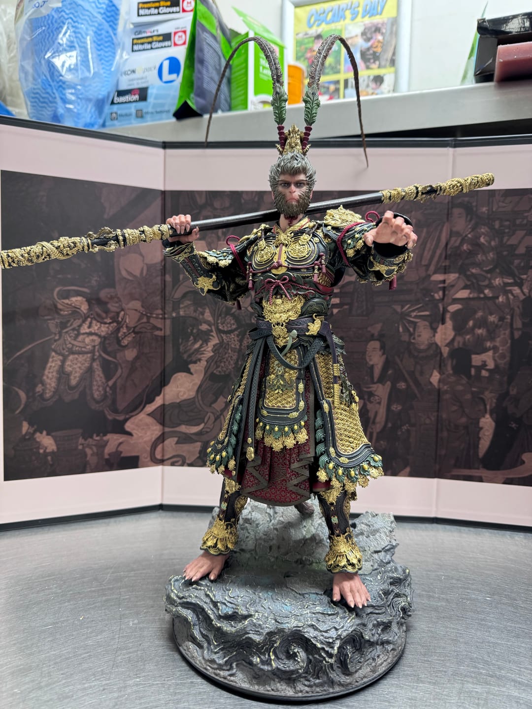Customer photo review of Black Myth: Wukong Great Sage Armor Set 1/6 Collectible Figure