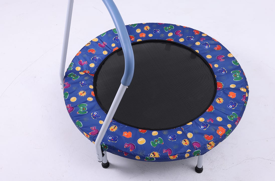 Customer photo review of 36“ mini Toddler indoor trampoline for kids Age 3-6