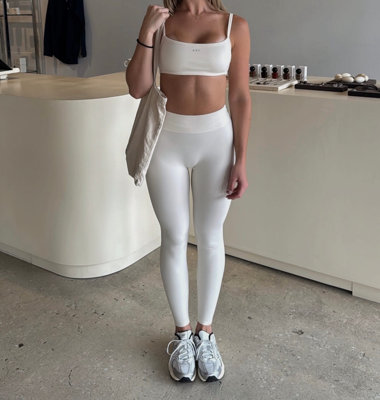 Customer photo review of The Micro Bra / Cream
