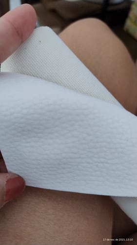 Customer photo review of DOLLARO 0.8MM COM FUNDO DE MALHA COR BRANCO