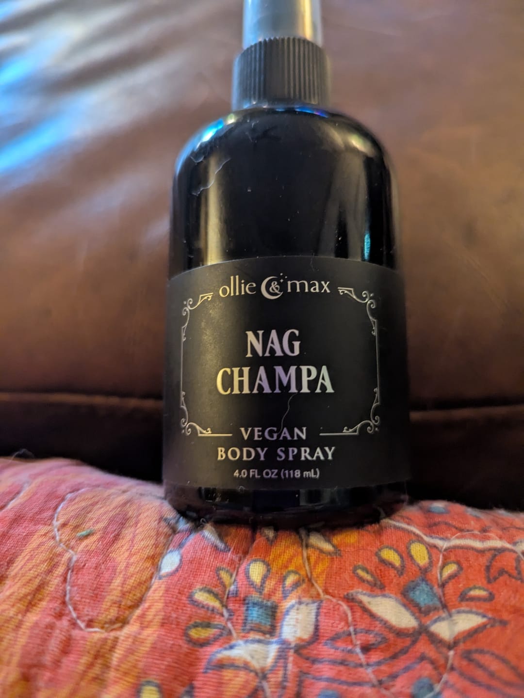 Customer photo review of Nag Champa Body Spray
