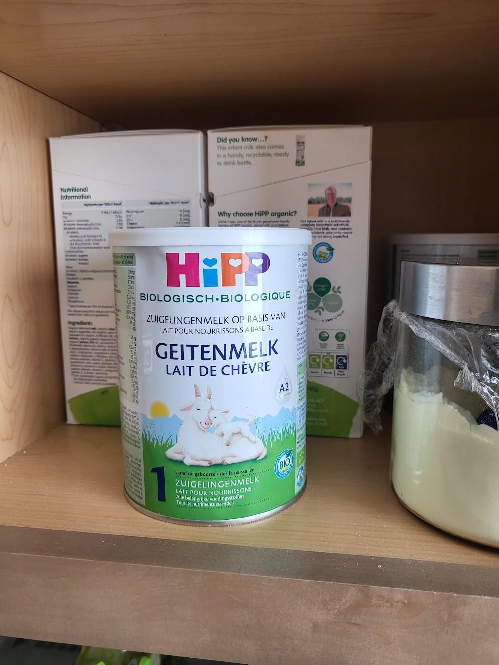 Customer photo review of HiPP Dutch Stage 1 Goat Milk Baby Formula 400g