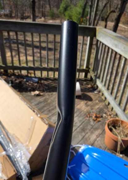 Customer photo review of 14FT BLUE Trampoline 14ft 1500Lbs Round Trampoline with Basketball Hoop