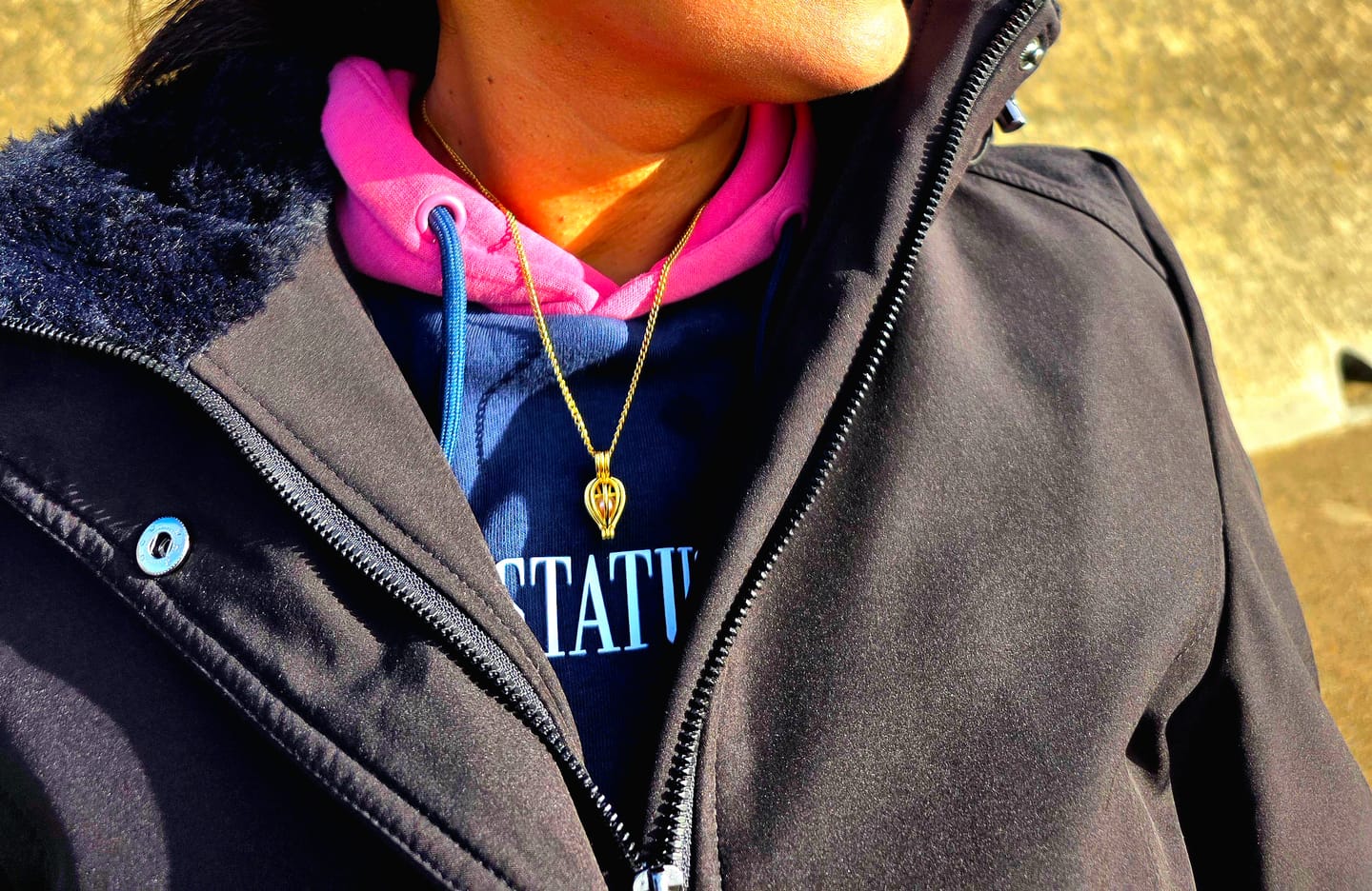 Reseña con foto de cliente del Kit de collar de perlas FabuLove