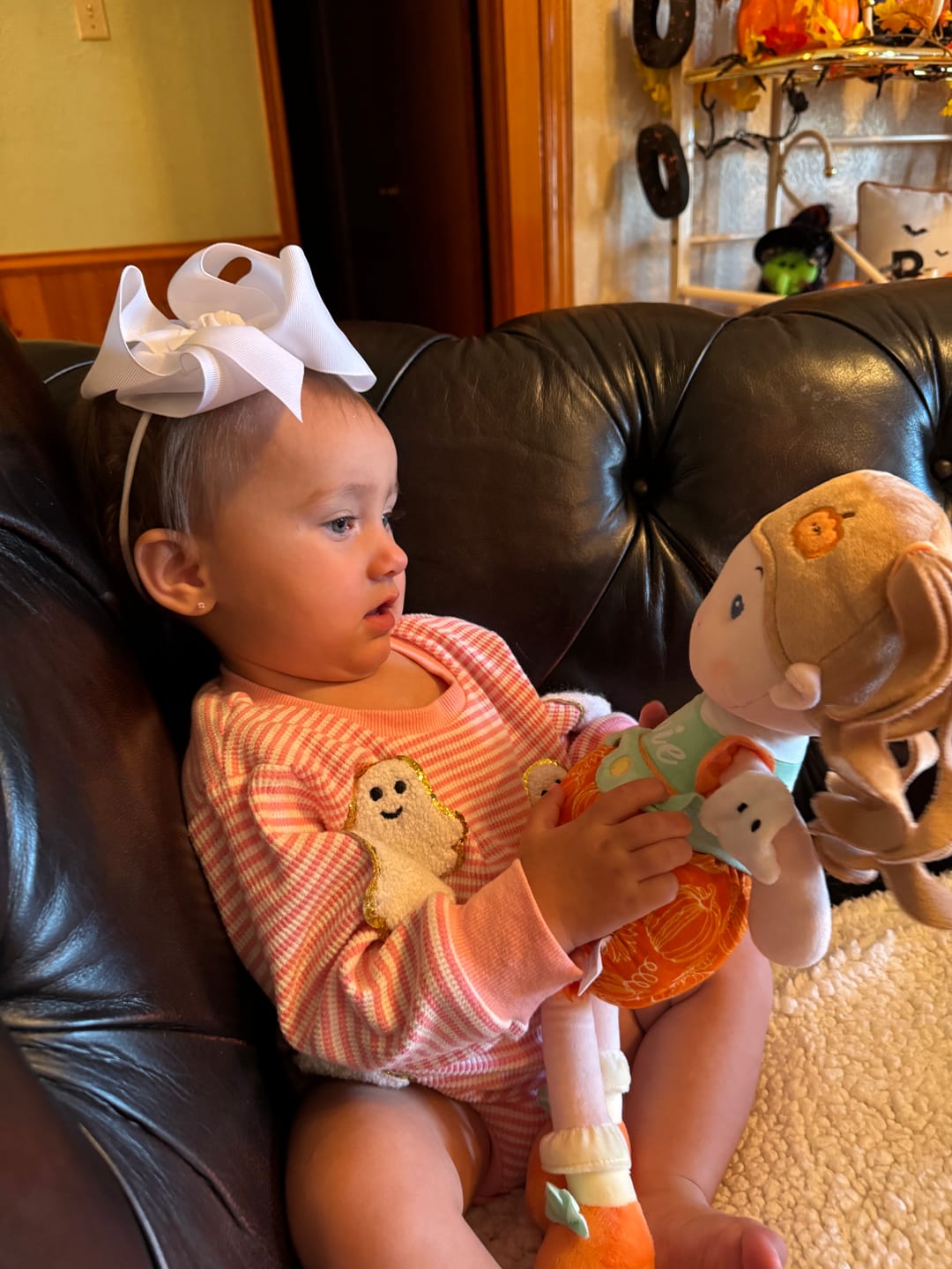 Customer photo review of Personalized Pumpkin Girl (…Boo…) - Halloween Special